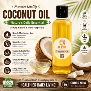 Organic Premium Coconut Oil – 100 ml