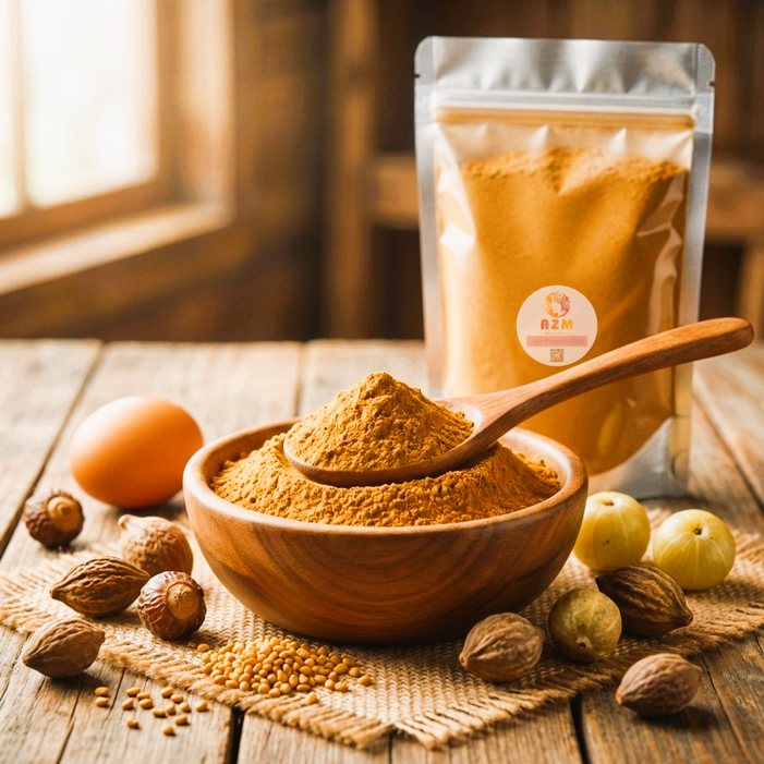 Organic Premium Herbal Hair Protein Pack – 100g
