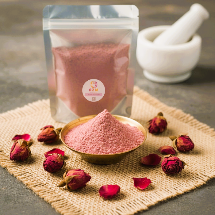 Organic Premium Rose Petal Powder - 100g